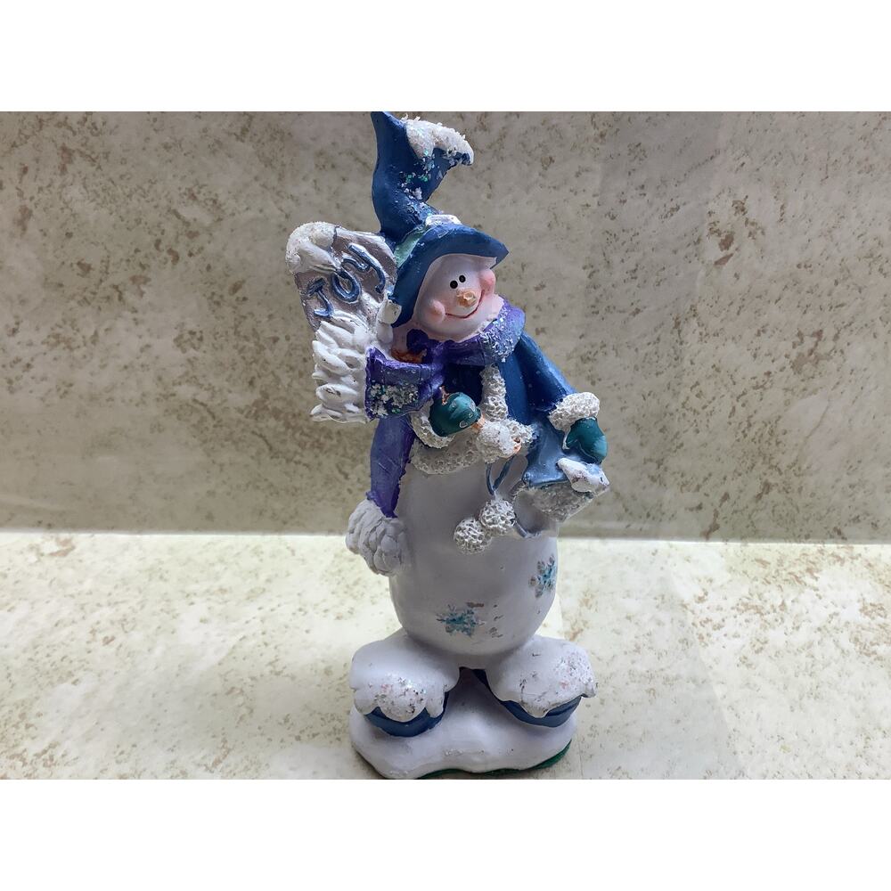 Snow Buddies Hand Painted Snowman Figurine - No Melt Snowman